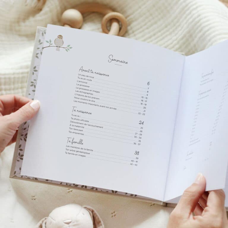 Livre souvenirs de bébé, première année zü