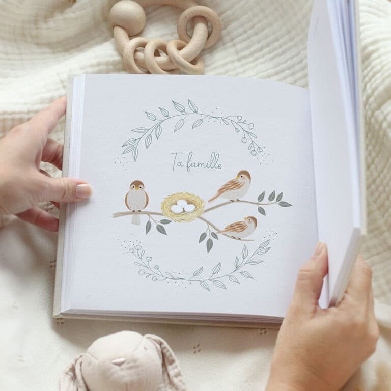 Livre souvenirs de bébé, première année zü