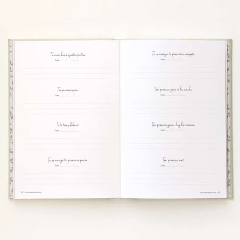 Livre ton histoires, tes 10 premières années zü