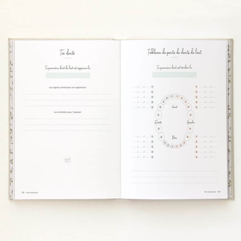 Livre ton histoires, tes 10 premières années zü