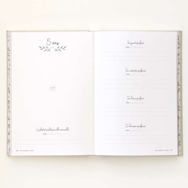 Livre ton histoires, tes 10 premières années zü