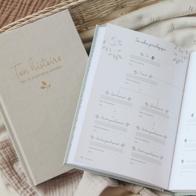 Livre ton histoires, tes 10 premières années zü