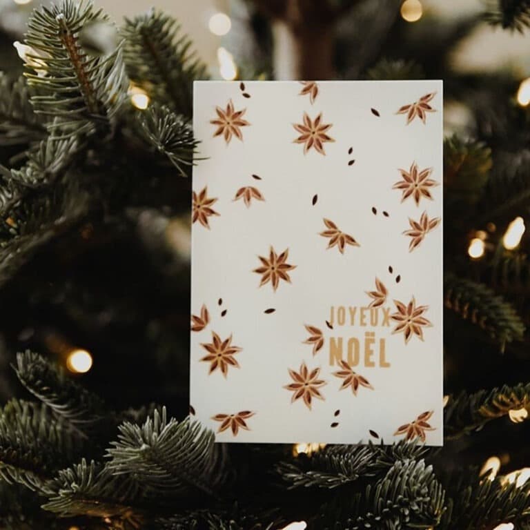Carte joyeux noël bonjour little
