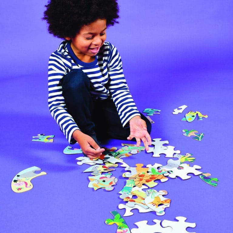 puzzle 80 pièces ballet floss & rock photo ambiance avec enfant