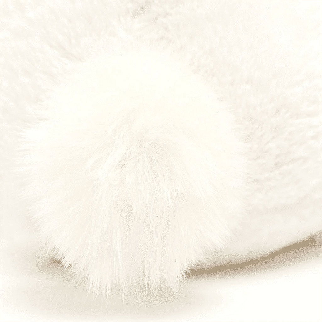 lapin luna luxe détail pompon