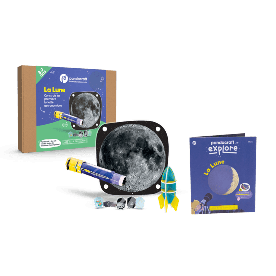 Kit collector éducatif pandacraft la lune