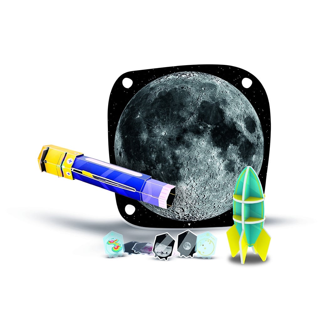 Kit collector éducatif pandacraft la lune