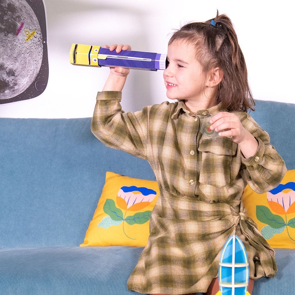 Kit collector éducatif pandacraft la lune