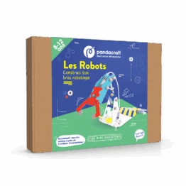 kit collector éducatif pandacraft les robots