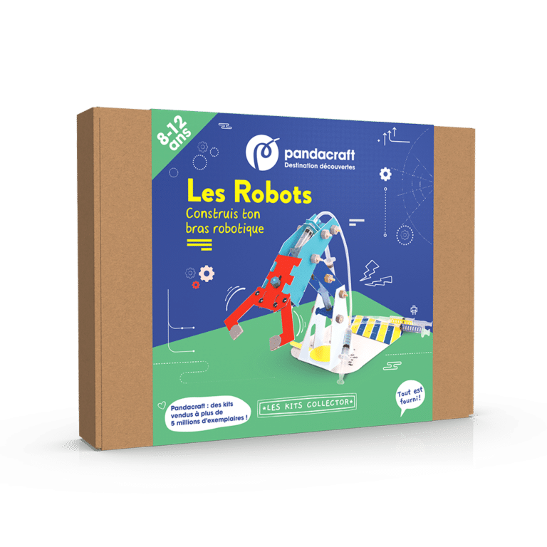 kit collector éducatif pandacraft les robots