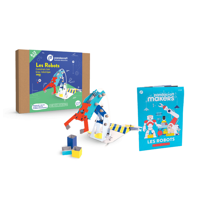 kit collector éducatif pandacraft les robots