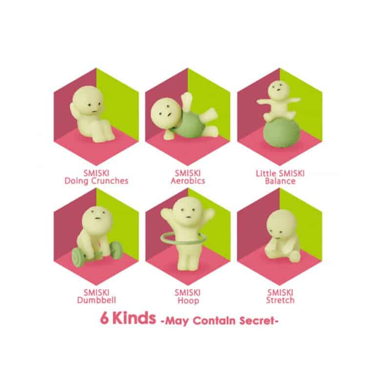 Smiski série exercising