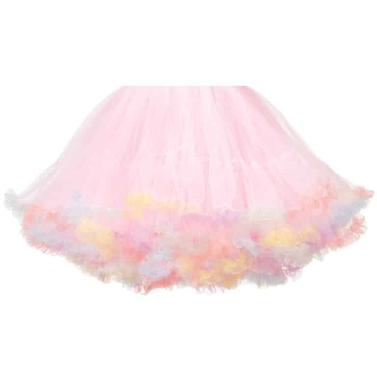 un déguisement robe de princesse Jocelyne, vue de face sur fond blanc