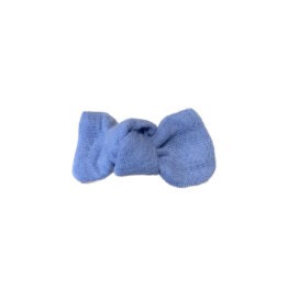 barrette bleu mini noué tête de lylotte