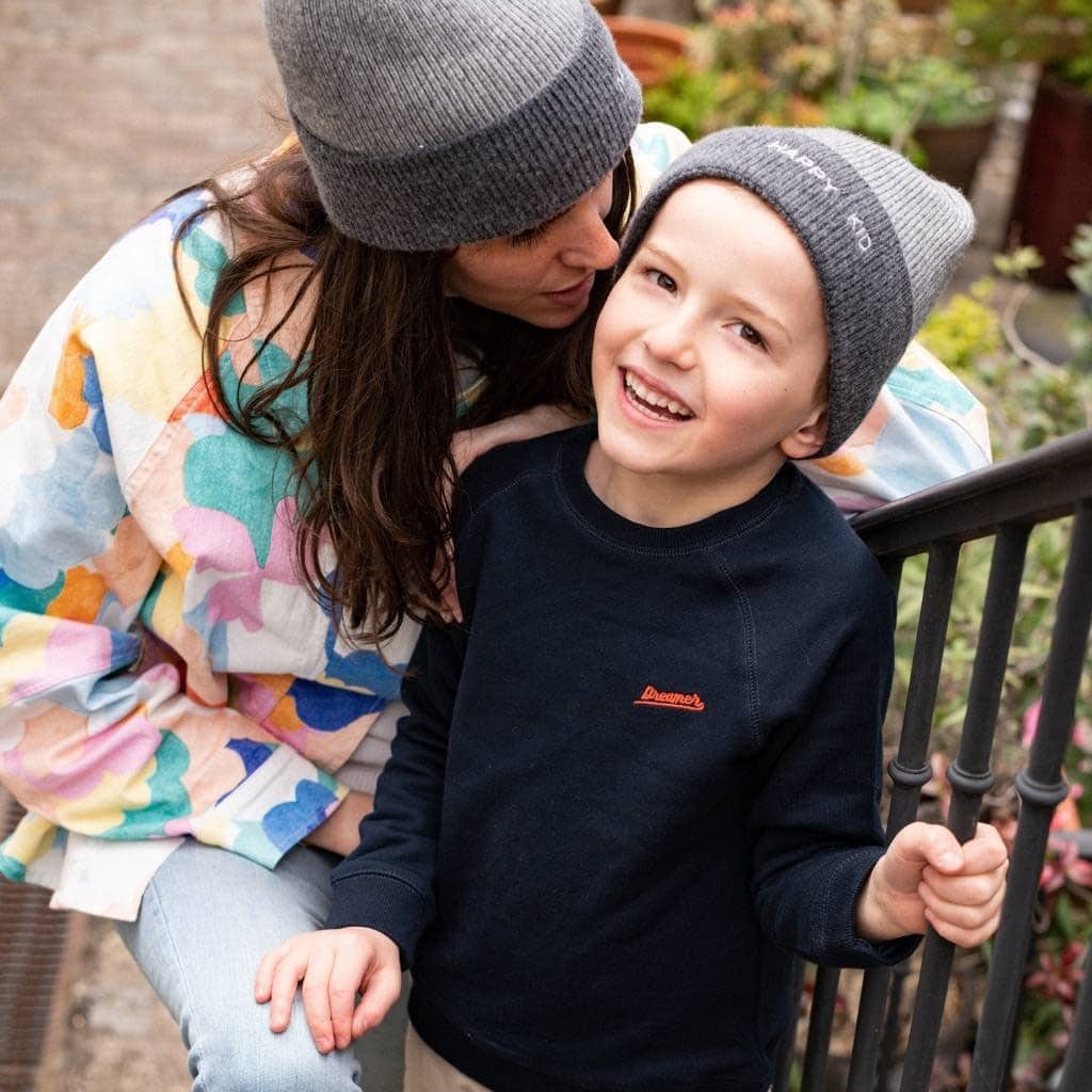 Bonnet Enfant - Happy Kid - Gris - Chamaye