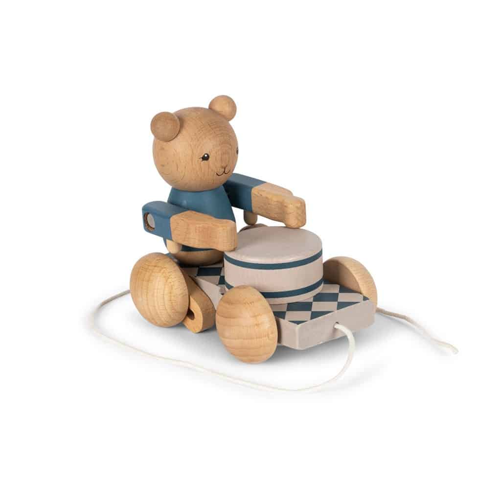 Tambour Rose Enfant en Bois