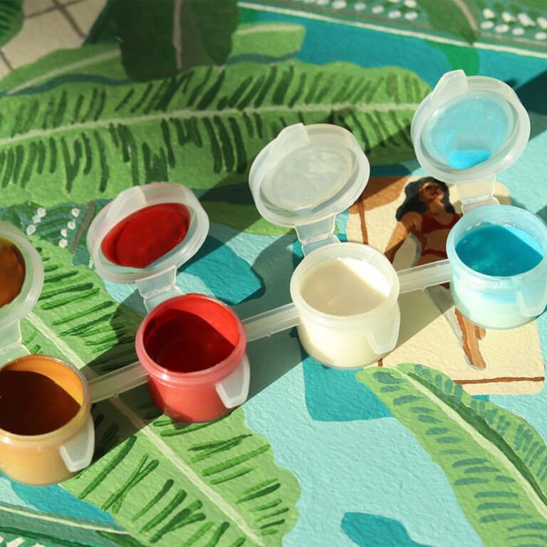 Peinture au numéro daydream petite épicerie