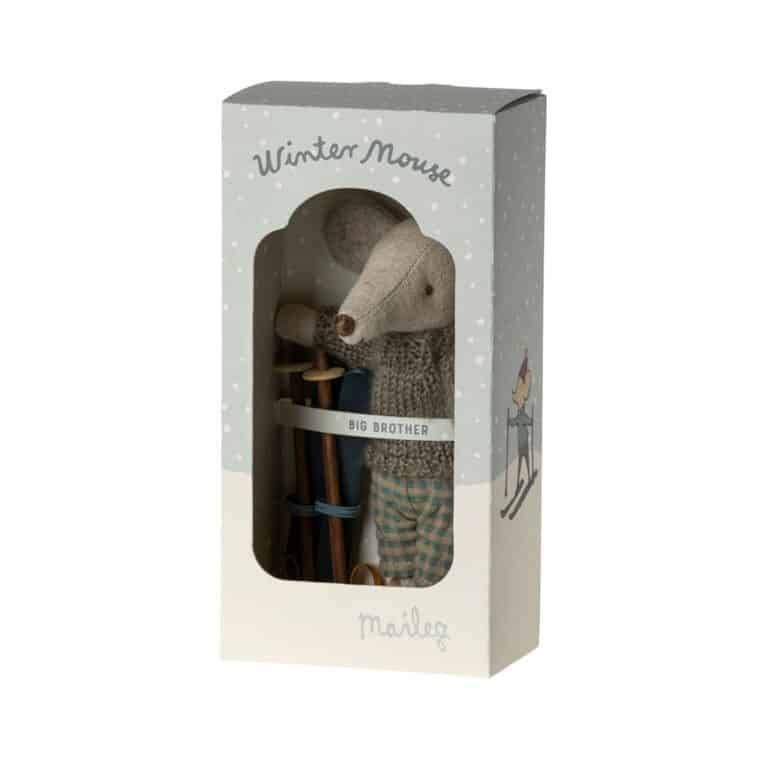 souris grand frère hiver dans packaging