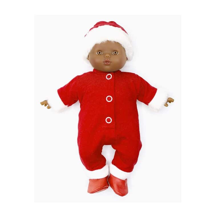 tenue christmas babies minikane sur poupée