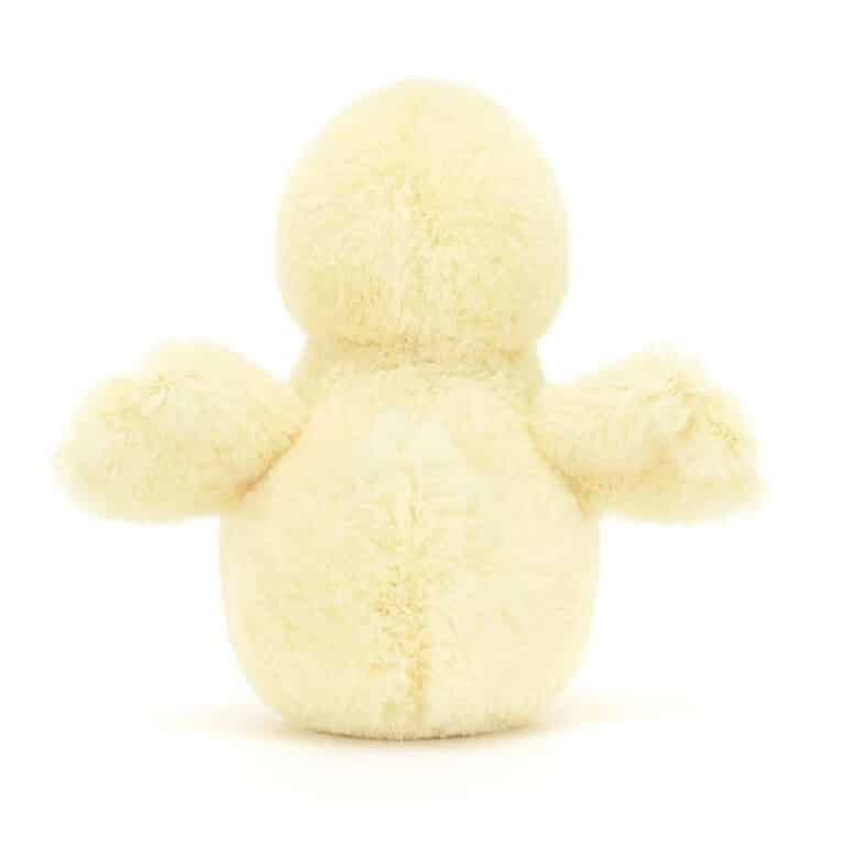 doudou canard fluffy vue de dos
