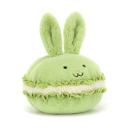 doudou lapin vert macaron