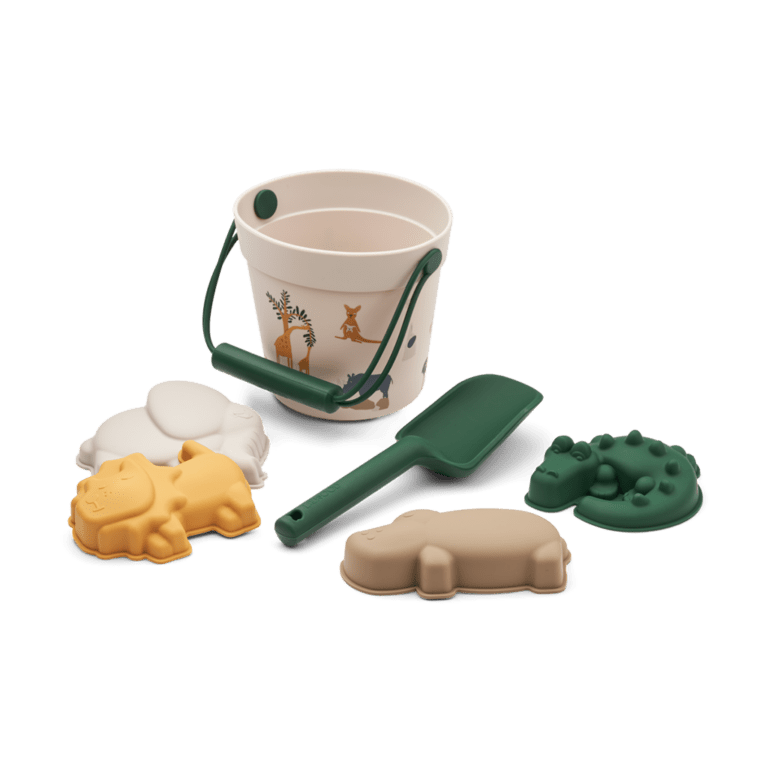 set de plage animaux tous ensemble