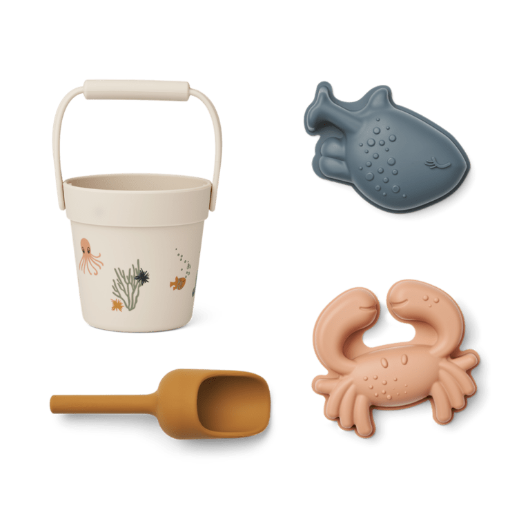 mini set de plage animaux marins liewood