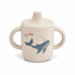 tasse en silicone avec anses animaux marins liewood