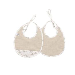 Lot de 2 bavoirs de naissance daydream bb&co