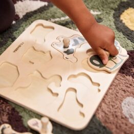 Puzzle en bois animaux de la ferme