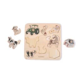 Puzzle en bois animaux de la ferme