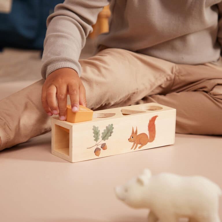 Trieur de formes en bois animaux filibabba