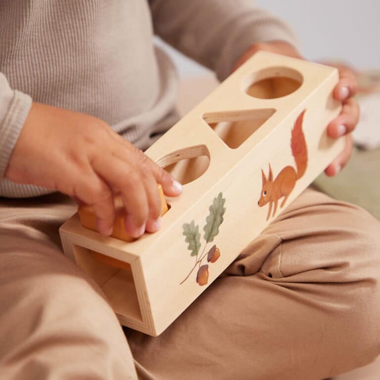 Trieur de formes en bois animaux filibabba