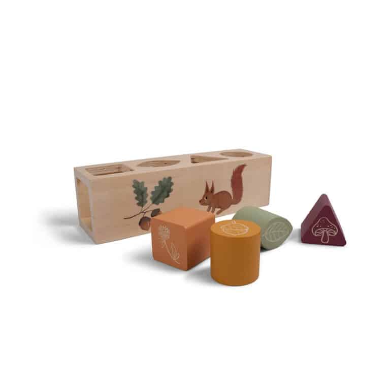 Trieur de formes en bois animaux filibabba