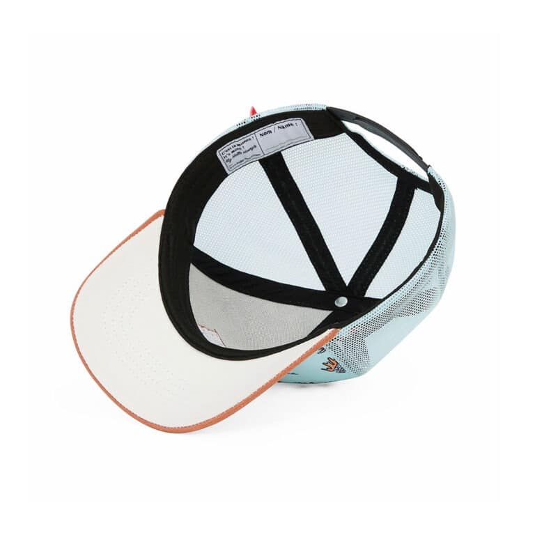 casquette trucker enfant blue island hello hossy