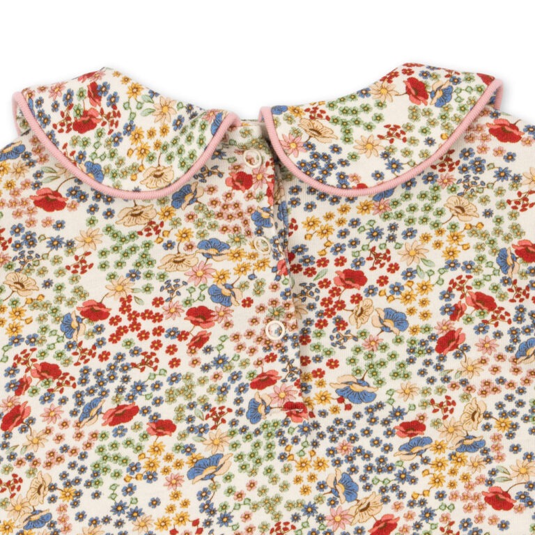 body alfie fleurs détail col de dos