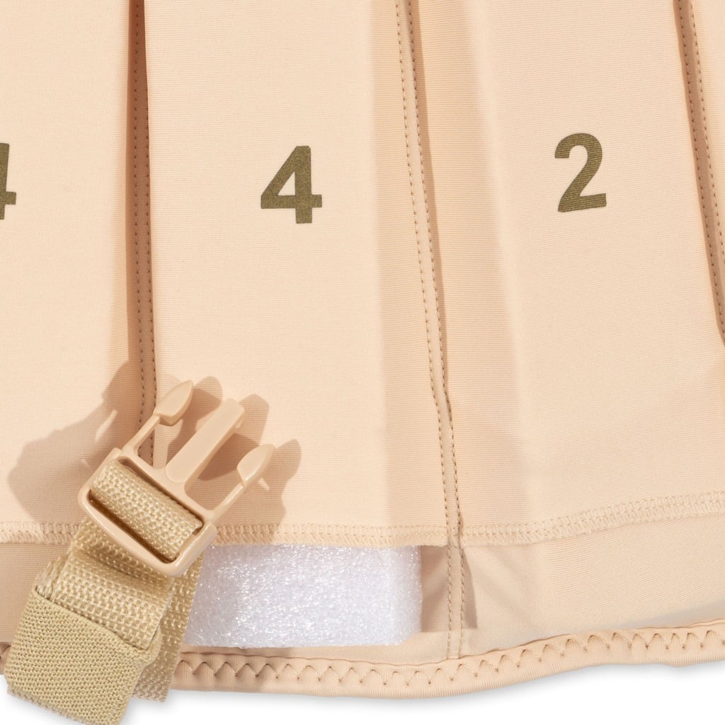 gilet natation glitter cerise intérieur