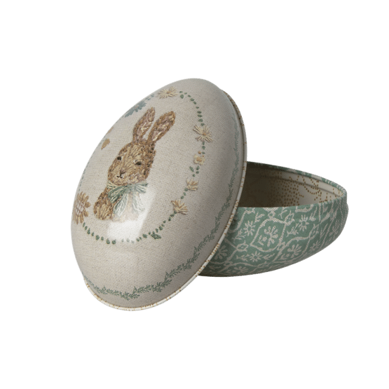 petit oeuf de pâques lapin bleu maileg