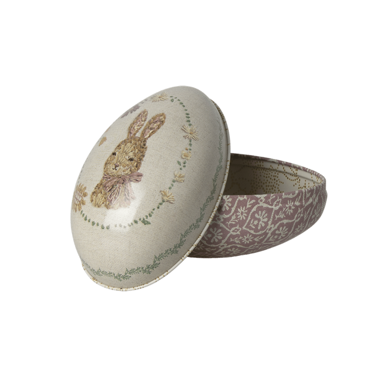 petit oeuf de pâques lapin rose maileg