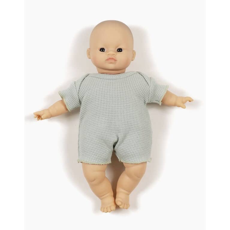 body shorty maille thé vert minikane