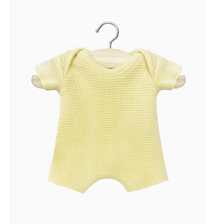 body shorty maille vanille minikane
