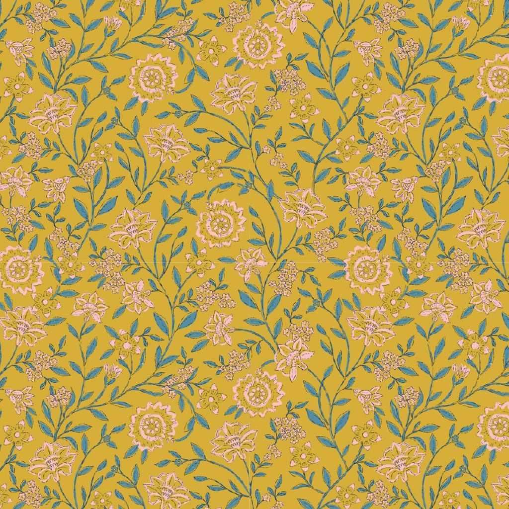 Motif fleurs en liane de Minikane