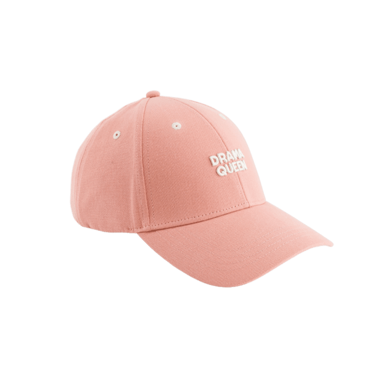 une casquette adulte "Drama Queen" Chamaye, vue de côté sur fond blanc