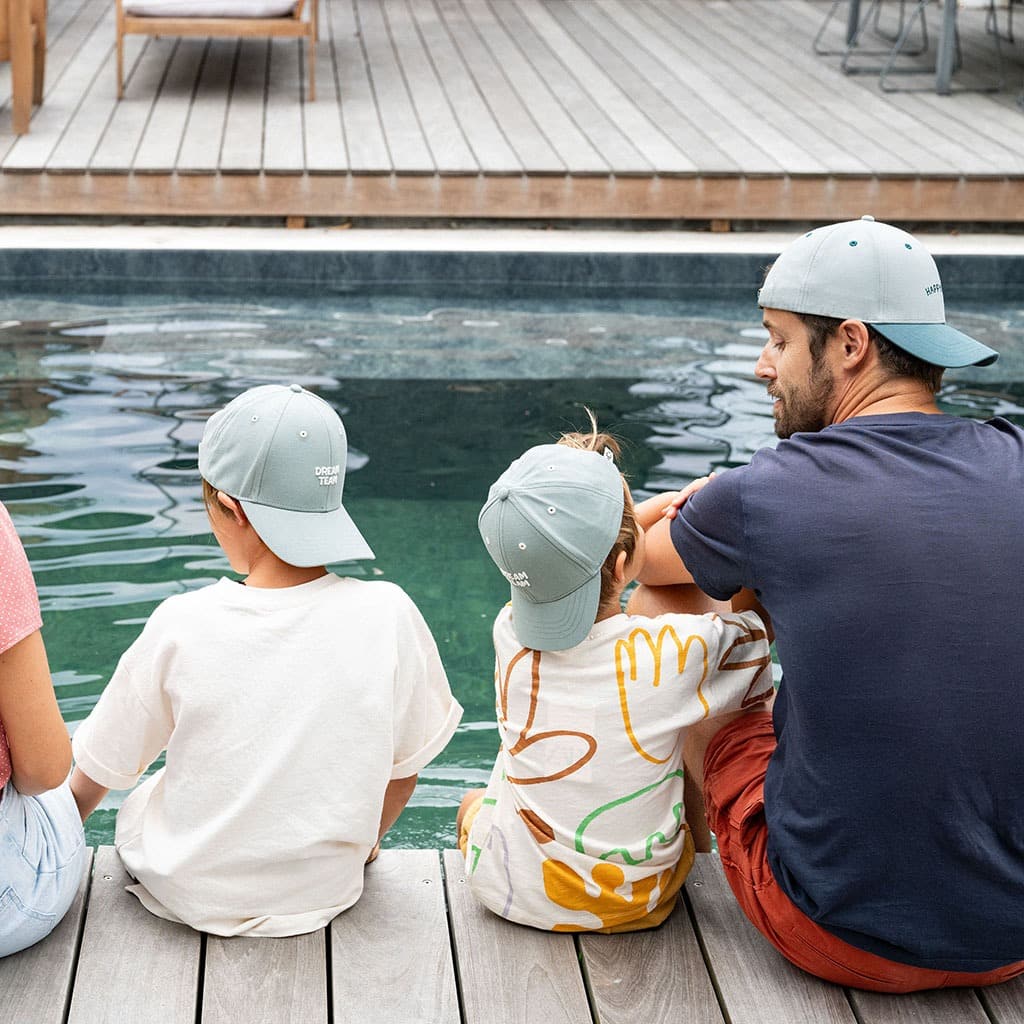 une casquette adulte "dream team" Chamaye, portée