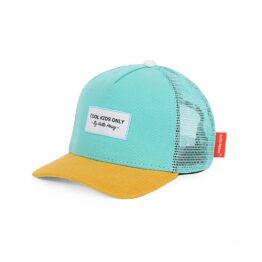 une casquette enfant mini agave Hello hossy, vue de face sur fond blanc