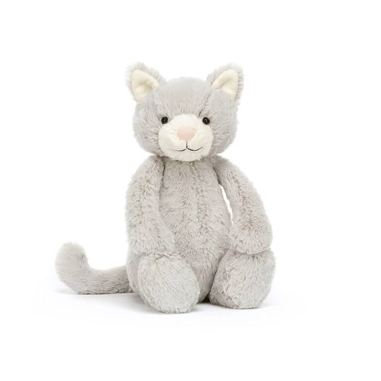 Doudou chat gris et blanc jellycat