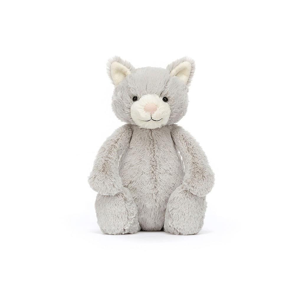 Doudou chat gris et blanc jellycat