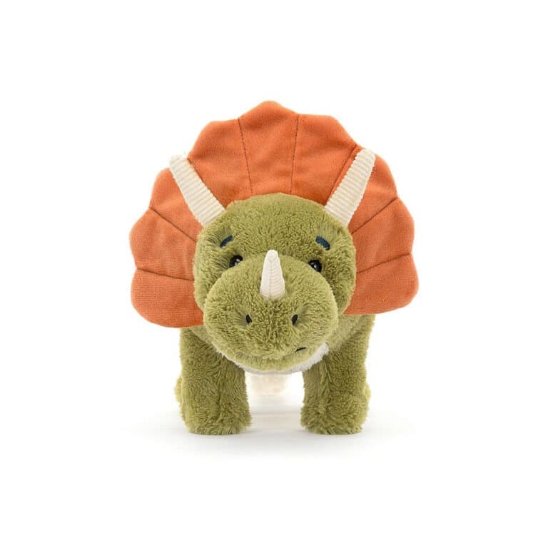 Doudou dinosaure tricératops jellycat