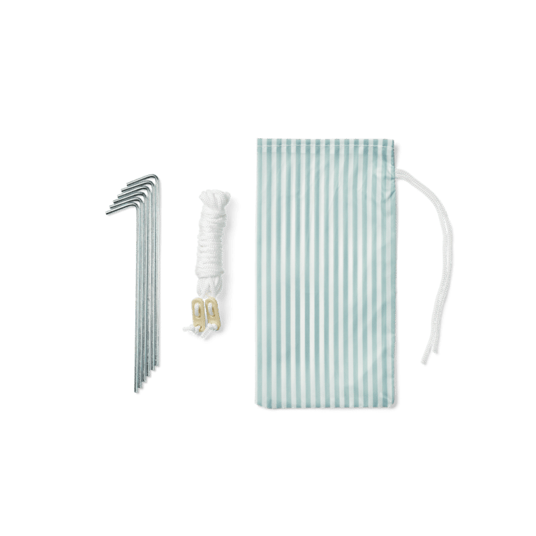 Tente de plage bjork rayures bleues et blanches liewood