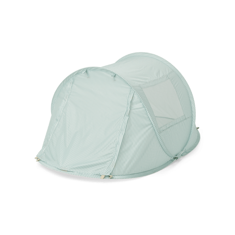 Tente de plage bjork rayures bleues et blanches liewood